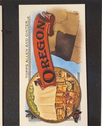 2024 Topps Allen & Ginter 50 States #50S-37 Oregon — front