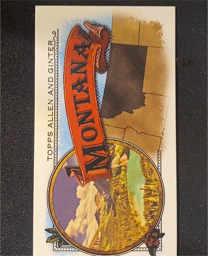 2024 Topps Allen & Ginter 50 States Mini #50S-26 Montana — front