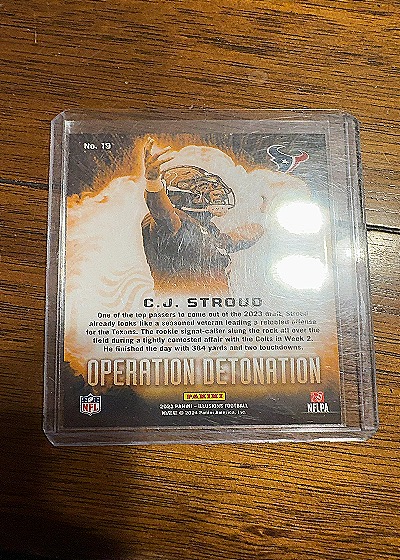 2023 Panini Illusions Football #19 C.J. Stroud — back