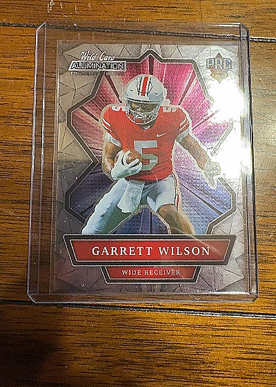 2021 Wild Card Alumination NIL #ANBC-25 Garrett Wilson — front
