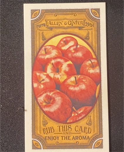 2024 Topps Allen & Ginter Mini Got The Itch Enjoy The Aroma Apple #GTI-1 — front