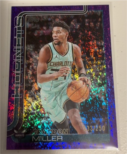 2025-26 Topps #68 Brandon Miller — front