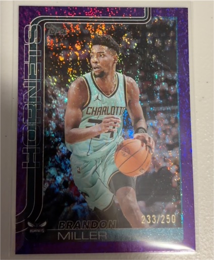 2025-26 Topps #68 Brandon Miller — front