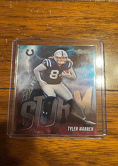 2025 Panini Absolute #20 Tyler Warren By Storm — front