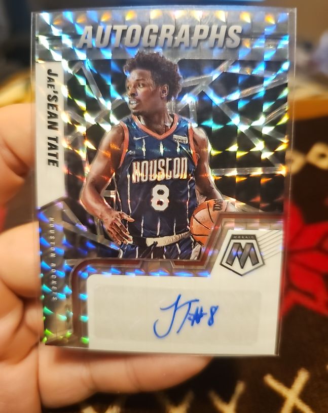 2021-22 Panini Mosaic #AM-JST Jae'Sean Tate — front