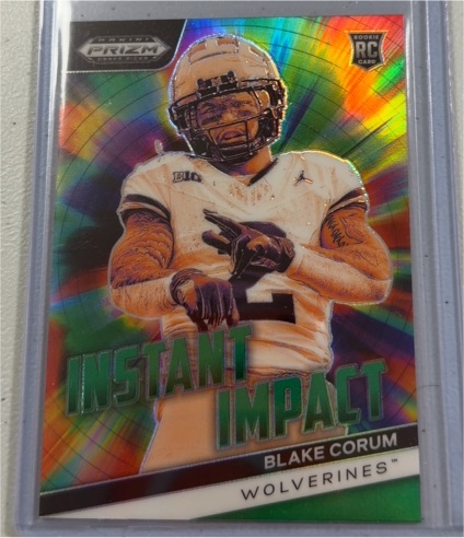 2024 Panini Prizm Draft Picks Instant Impact #II-BC Blake Corum — front