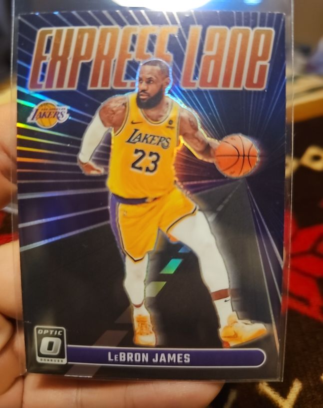 2023-24 Panini Donruss Optic #9 LeBron James Express Lane — front