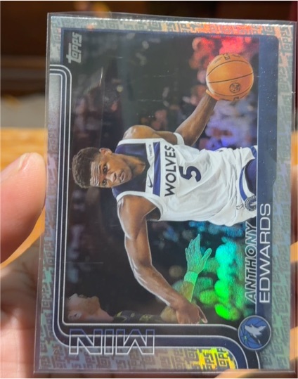2025-26 Topps #108 Anthony Edwards — front