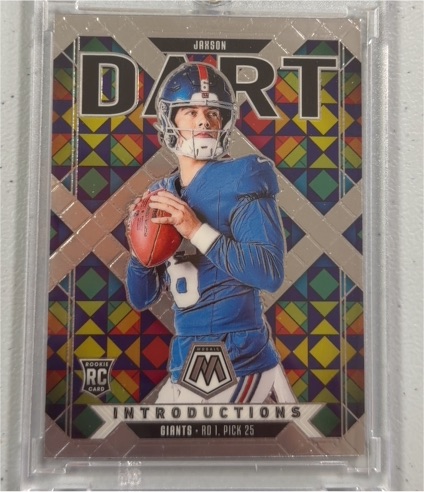 2025 Panini Mosaic #2 Jaxson Dart Introductions — front