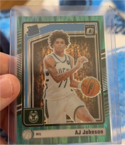 2024-25 Donruss Optic #277 AJ Johnson — front