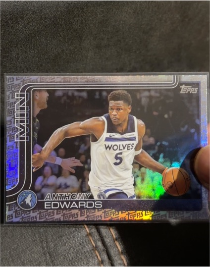 2025-26 Topps Basketball #108 Anthony Edwards — front
