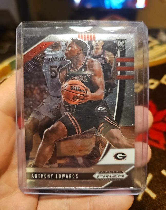 2020 Panini Prizm Draft Picks #1 Anthony Edwards — front