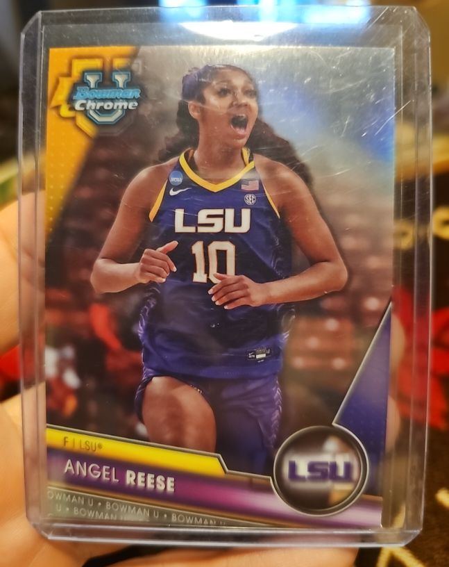 2023-24 Bowman University Chrome #49 Angel Reese — front