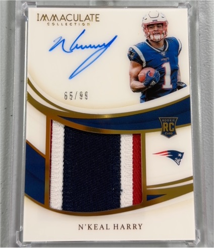 2019 Panini Immaculate #53 N'Keal Harry — front