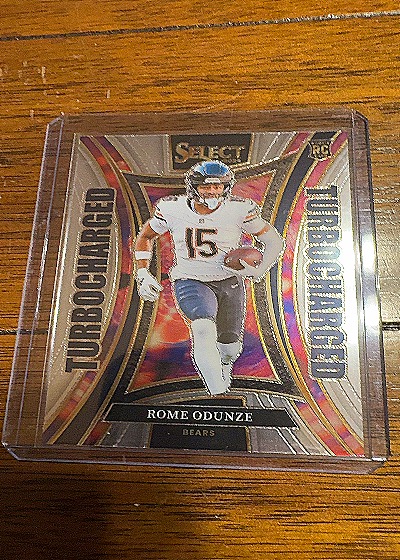 2024 Panini Select #22 Rome Odunze Turbocharged Rookie — front