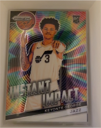 2023-24 Panini Prizm #11 Keyonte George Instant Impact — front