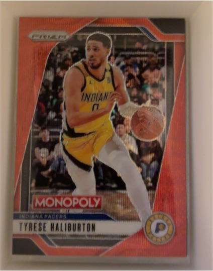 2024-25 Panini Prizm Monopoly #58 Tyrese Haliburton — front