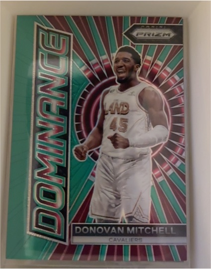 2023-24 Panini Prizm Dominance #5 Donovan Mitchell — front