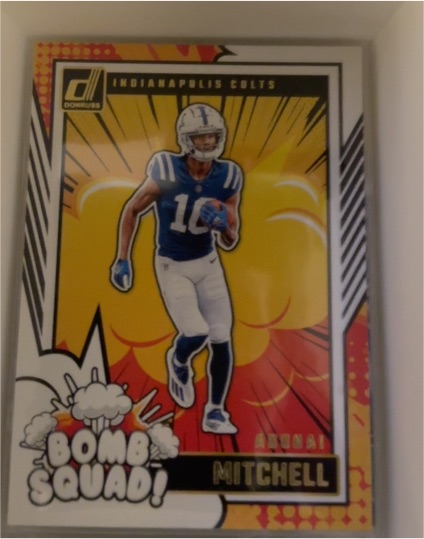 2024 Donruss #9 Adonai Mitchell Bomb Squad — front
