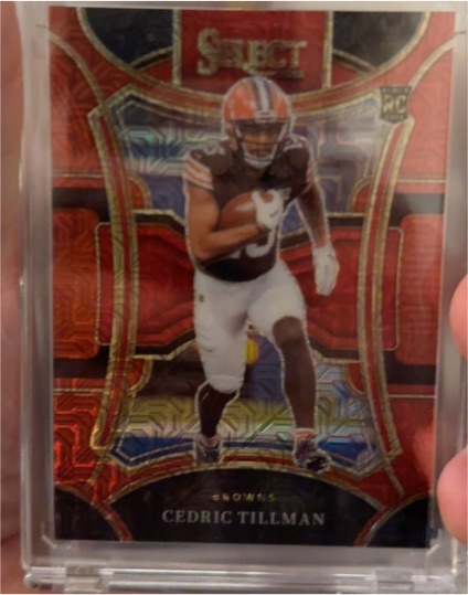 2023 Panini Select #Cedric Tillman Rookie Card — front