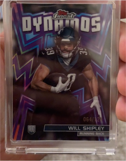 2024 Topps Finest #DYN-7 Will Shipley — front