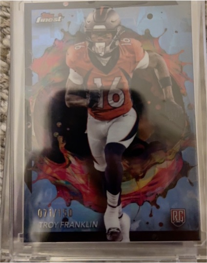 2024 Topps Finest #16 Troy Franklin — front