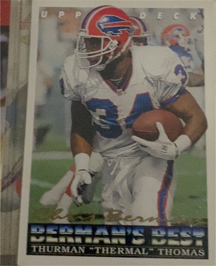 1993 Upper Deck #438 Thurman "Thermal" Thomas — front