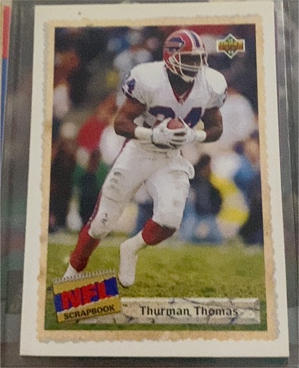 1992 Upper Deck #512 Thurman Thomas — front