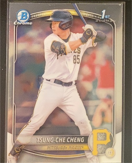 2025 Bowman Chrome Prospects #BCP-95 Tsung-Che Cheng — front