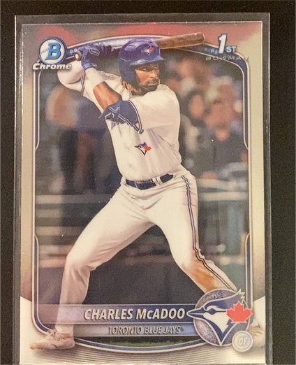 2025 Bowman Chrome #BCP-150 Charles McAdoo — front
