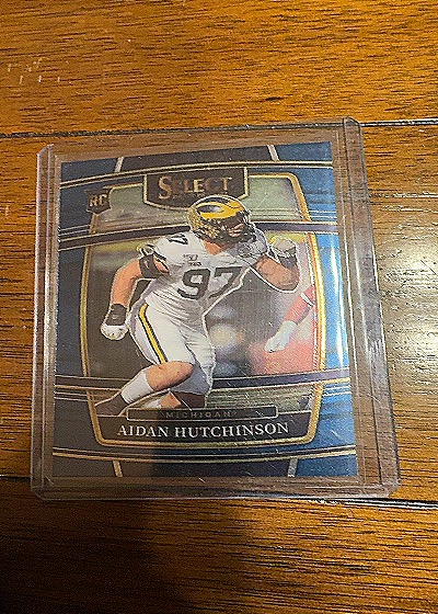 2022 Panini Select Draft Picks #33 Aidan Hutchinson — front
