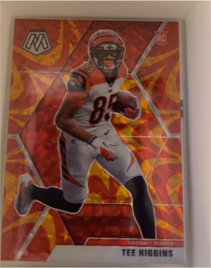 2020 Panini Mosaic #213 Tee Higgins — front