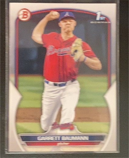 2023 Bowman Draft #BD-172 Garrett Baumann — front