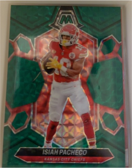 2024 Panini Mosaic #107 Isiah Pacheco — front