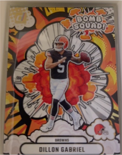2025 Donruss Bomb Squad #BS-DGL Dillon Gabriel — front