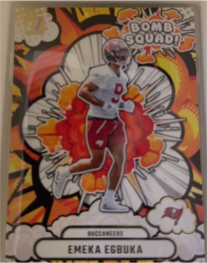 2025 Donruss Bomb Squad #BS-EEA Emeka Egbuka — front