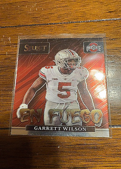 2022 Panini Select Draft Picks En Fuego #EN-GW Garrett Wilson — front