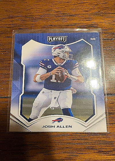 2021 Panini Playoff #1 Josh Allen — front