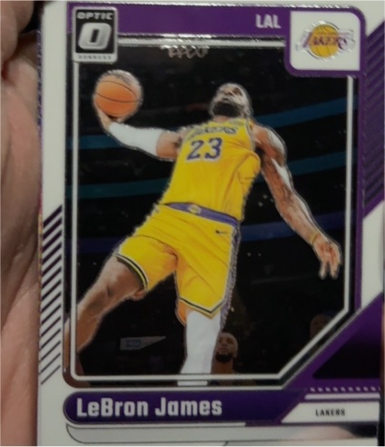 2024-25 Panini Donruss Optic #148 LeBron James — front