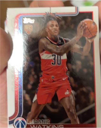 2025-26 Topps Basketball #244 Jamir Watkins — front