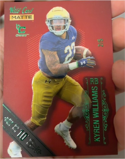 2022 Wild Card Matte #MB-78 Kyren Williams — front