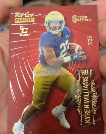 2022 Wild Card Matte #MB-78 Kyren Williams — front