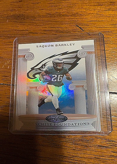 2025 Panini Certified Franchise Foundations #FFO-SBY Saquon Barkley — front
