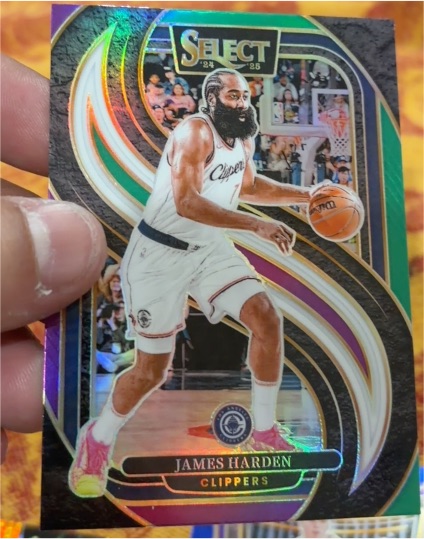 2024-25 Panini Select #103 James Harden Premier Level — front