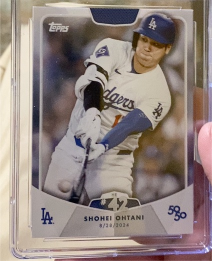 2024 Topps 50/50 #42 Shohei Ohtani — front