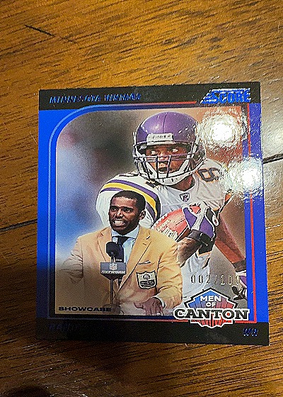 2024 Panini Score #14 Randy Moss Men of Canton — front