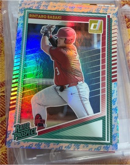 2025 Donruss #127 Rintaro Sasaki — front