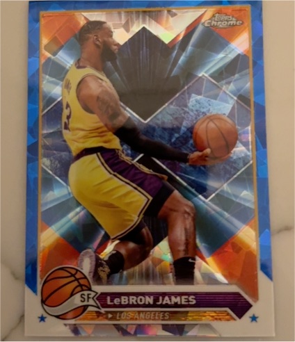 2023-24 Topps Chrome #23 LeBron James — front