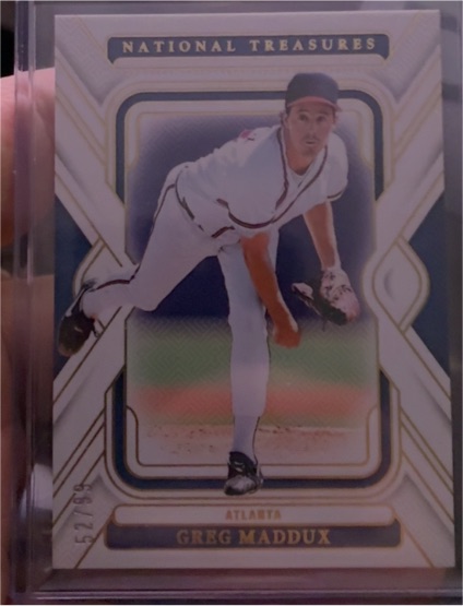 2023 Panini National Treasures #287 Greg Maddux — front