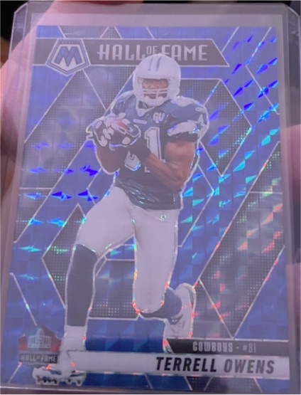 2025 Panini Mosaic Terrell Owens Hall Of Fame #297 — front